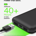 thumbnail image 4 of Belkin BoostCharge USB-C Portable Charger 10K Power Bank for iPhone 16, iPhone 15, Samsung Galaxy, iPad, Google Pixel & More - Black, 4 of 9