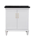 thumbnail image 2 of 31 in. Single Wooden Vanity  White with Black Galaxy Oval Sink, 2 of 14