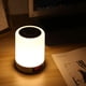 thumbnail image 2 of Altavoz Bluetooth, luz LED, luz nocturna, lámpara de noche inteligente sensible al tacto, regulable, carga USB, portátil, cambio de color RGB, 2 of 5