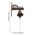 thumbnail image 2 of unbranded 1Ud Timbre Colgante De Pared De Hierro Fundido Rústico Duradero Para Decorar, 2 of 8