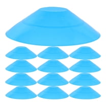 NICEXMAS 25pcs Football Field Markers Soccer Cones PE Blue for Sports Training Equipment for Fan Gear