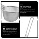 thumbnail image 3 of Kitchen Pasta Strainer Colander Convenient Food Strainer Noodle Filter Spoon Pasta Mesh Strainer, 3 of 4