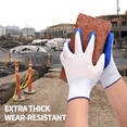 HYYANGUWENTI Durable AntiSlip Construction Gloves TearResistant