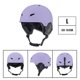 thumbnail image 2 of Casco moldeado integralmente con 8 ventilaciones ABS EPS a prueba de golpes para deportes de nieve al aire libre, 2 of 8