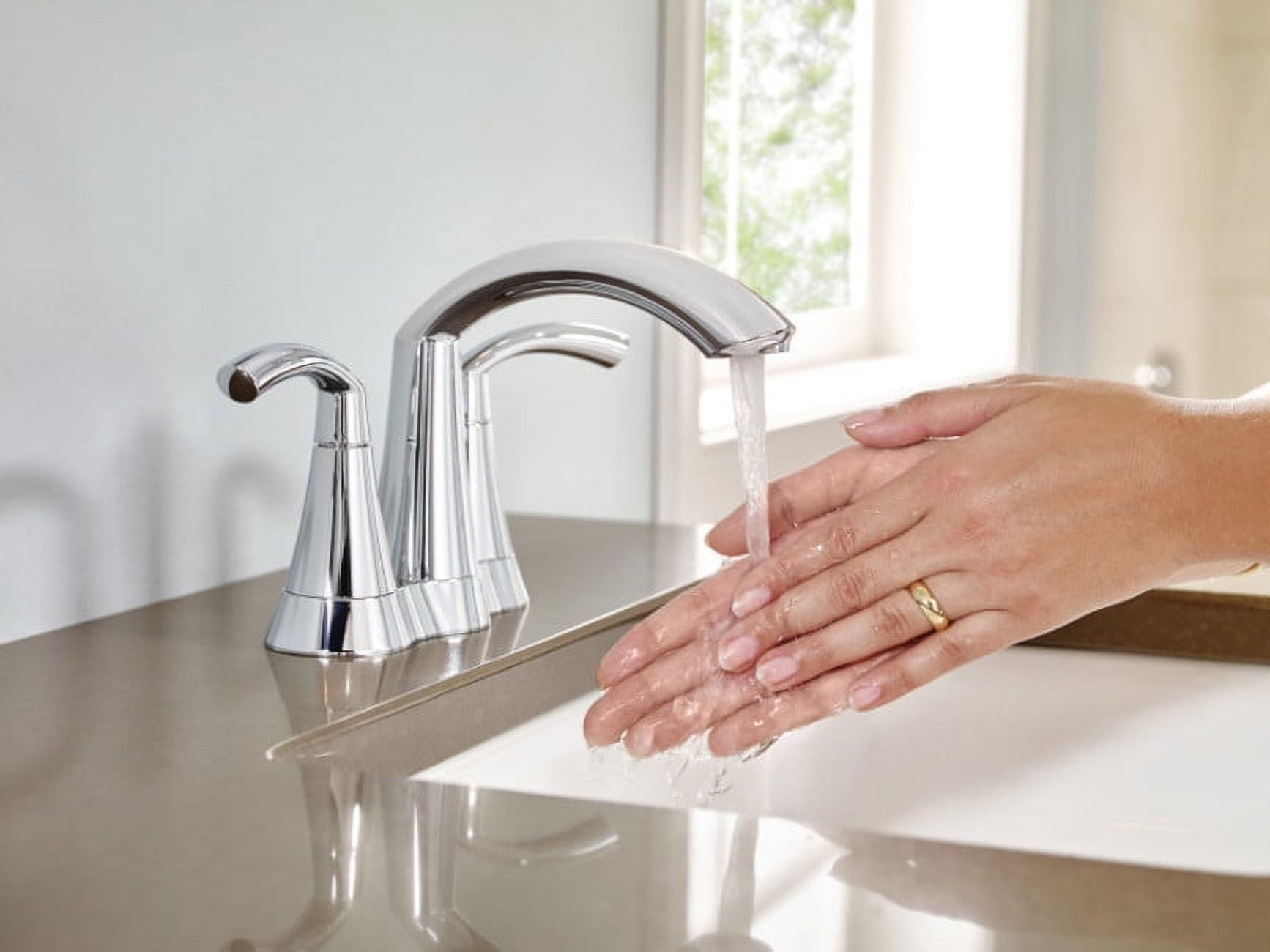 Moen 6172 Matte Black Bathroom Faucet