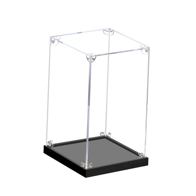 Vitrina de figuras,Vitrina de acrílico Caja de exhibición de objetos coleccionables,Organizador de vitrina de figuras de coches de juguete fundidos a presión,Estuche 10cm x 10cm x 15cm