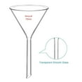 thumbnail image 4 of StonyLab Heavy Wall Borosilicate Glass Funnel, 75mm Diameter, 1-Pack Laboratory Chemistry Glassware, 4 of 7