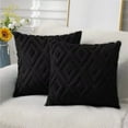 thumbnail image 5 of ShengapQ Flower Pillow Cover Faux Lambswool Cushion Cover, Decorative Sofa Pillowcase for Living Room, 17.72x17.72 Inch Polyester Pillowcase, Removable and Reusable for Easy Home Decor, 5 of 6