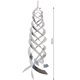thumbnail image 1 of Reflectores en espiral repelentes de pájaros Silver Mylar Spinner, dispositivo reflectante para disuadir pájaros, decoración de jardín para asustar pájaros, como pájaros carpinteros, palomas y gansos, 1 of 5
