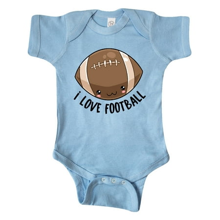 

Inktastic Cute I Love Football Gift Baby Boy or Baby Girl Bodysuit