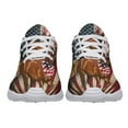 thumbnail image 5 of God Bless America Horse Print Sneakers Lightweight Comfortable Running Shoes for Men Women White Size 5, 5 of 7