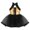 Gold, variant on TiaoBug Kids Girls Halter Neck Sequin Leotard Ballet Mesh Tutu Dress Dancewear