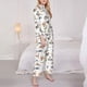 thumbnail image 3 of Balery Snake Conjunto de Pijama con Estampado para Mujer, Conjunto de Dos Piezas con Manga Larga, Ropa de Dormir Suave con Bolsillos, Pijamas Cómodos-Small, 3 of 7
