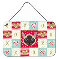 thumbnail image 1 of ""Caroline'S Treasures Gato Tonkinese Amor Puerta Colgante Impresiones Decoración De Pared Multicolor"", 1 of 1
