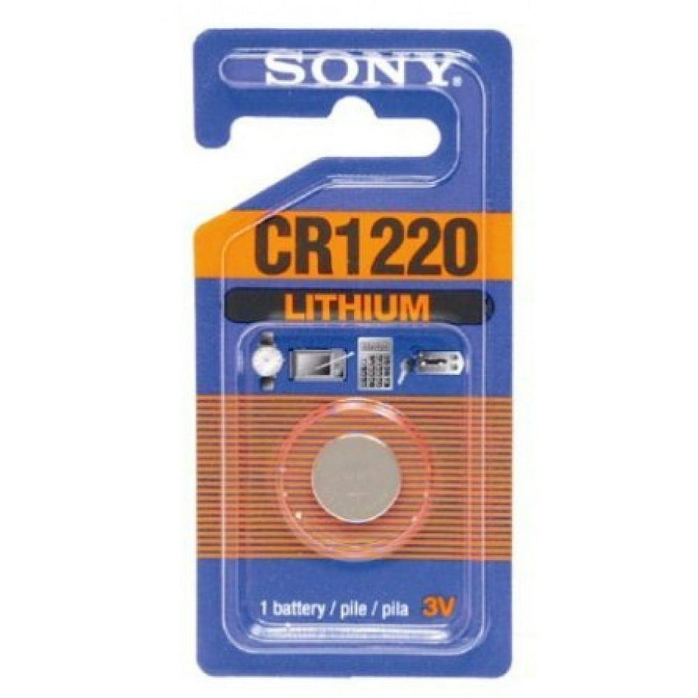Sony SONYCR1220 3V CR1220 Lithium Primary Coin Cell Watch Battery