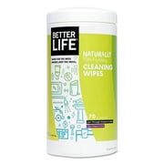 BETTER LIFE Cleaning Wipes - All-Purpose Household Cleaning Supplies for Home Kitchen, Bathroom, More - Safest In Class Ingredients, No Bleach - 70 ct, Clary Sage