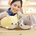 thumbnail image 6 of Cute Corgi Plush Toy Stuffed Doll Soft Animal Cartoon Bed Pillow Kids Lovely Christmas Gift, 6 of 6