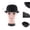 derby hat_#01, variant on Halloween Bowler Hat for men Black Blended Wool Felt Derby Costume Hat(1PC)