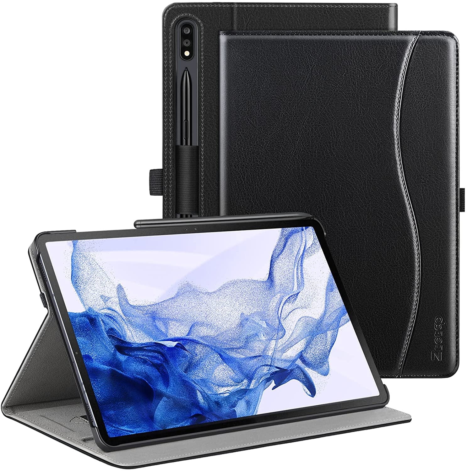 ZtotopCases Premium PU Leather Case for Samsung Galaxy Tab S8+/S7