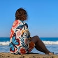 thumbnail image 3 of Watercolor Butterfly Beach Towel, Microfiber Beach TowelsAbsorbent, Compact, Beach Blanket, Lightweight Towel for The Swimming, 3 of 7