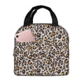 thumbnail image 1 of Fotbe Leopard Bolsa Térmica con Estampado y Forro de Aluminio Grueso Bolsa de Almuerzo con Bolsillo Frontal para Hombres y Mujeres, Ideal para Trabajo, Escuela, 1 of 8