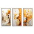thumbnail image 2 of Designart "Silent Forest Full Moon Scene with Lone Tree I" Landscape Trees Framed Wall Art Set Of 3 - Yellow Trees Frame Canvas Set For Living Room Decor, 2 of 6