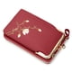 thumbnail image 3 of Cartera bandolera para mujer, para oficina y papelería, con compartimento para teléfono móvil, pequeña, tipo cartera., 3 of 5