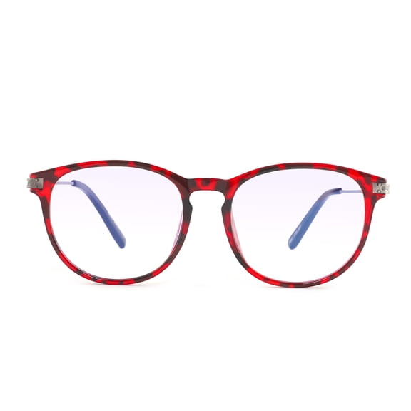Round Blue Light Blocking Glasses (RED)