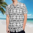 thumbnail image 5 of High Quality Hawaiian Shirts for Men Short Sleeve Aloha Beach Shirt Floral Summer Casual Button Down Shirts Blouses GKTOH7, 5 of 7