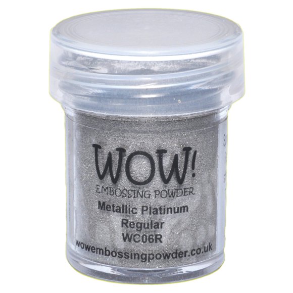 WOW! Embossing Powder 15ml-Platinum -WOW-WC06R