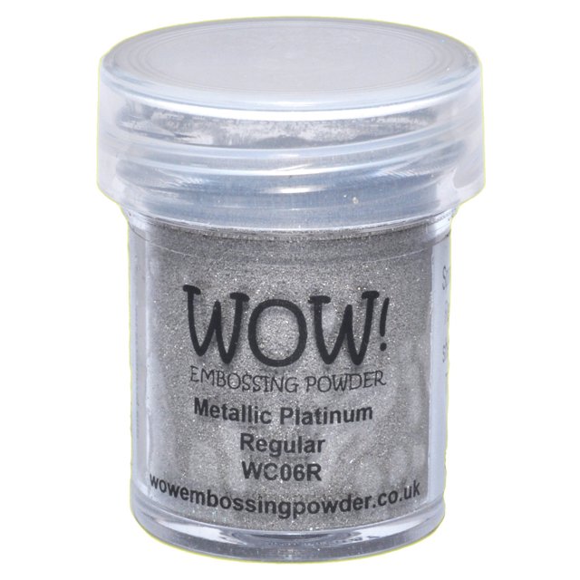 WOW! Embossing Powder 15ml-Platinum -WOW-WC06R