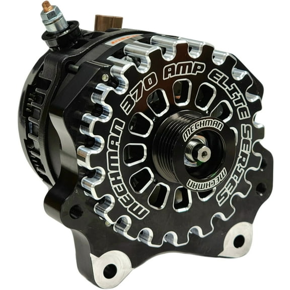 Mechman 370-Amp V-Mount High Output Alternator for SOHC Ford B11026370B