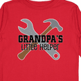 thumbnail image 4 of Inktastic Grandpa Little Helper Boys Long Sleeve Toddler T-Shirt, 4 of 5