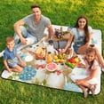 thumbnail image 7 of Patriotic Kittens Celebrate Freedom Together Picnic Blanket Waterproof Outdoor Beach Blanket Hand-held Pad Suitable for Travel, Camping, Beach, Family Gatherings, 7 of 7