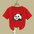 thumbnail image 6 of Spazoro Girls T-Shirts Tee, 100%Cotton Short Sleeve Cute Print Crew Neck Casual Tops for Kids Red Size 12, 6 of 6
