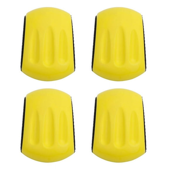 4X 5 Inch Hand Sanding Block for Hook & Loop Sandpaper Hand Pad Polishing Pad Abrasive Tools