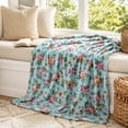 thumbnail image 5 of Summerween Oversize Super Soft Plush Throw Blanket – Halloween Summer Lightweight Flannel Patio Pool Throw, Cozy Air Conditioning Fleece Blanket for Couch Camper Boat Gift, Beach Plush Throw Blanket, 5 of 10