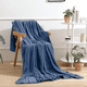 thumbnail image 1 of Cobija para Sofá, Mantas Ultra Suaves para Viajes, Acampar, Sofá Cama, Cobija Ligera y Acogedora para Todas las Estaciones, Decoración y Cobija para Regalar para Mujer y Hombres, 50x60in, Azul, 1 of 7