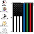 thumbnail image 5 of Thin Blue Green and Red Line American US Flag Garden Flag Vertical Double Sided, Patriotic USA Honoring Police Military and Fire Officers Flag Yard Outdoor Decoration 12.5 x 18 Inches, 5 of 5