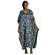 Up2date Fashion's Women's Caftan / Kaftan, Antique Forrestal Print, One Size Muumu, Style Caf-103