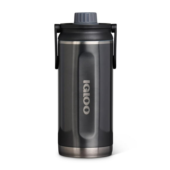 Igloo, 36 OZ Acier Inoxydable, Bouteille Twist nTM Chug, Carbonite