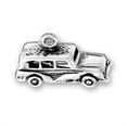 thumbnail image 1 of Sterling Silver 24" 1mm 3D 1940s Four Door Woody Station Wagon Car Vehicle Pendant Necklace, 1 of 2