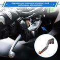 thumbnail image 3 of Palancas de freno y embrague cortas y largas para Yamaha YZF R1 99-01, palanca de freno ajustable de motocicleta, aleación de aluminio, mango de titanio con extremo naranja, 3 of 6