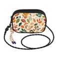 thumbnail image 2 of FORMRS Mini Crossbody Bag for Women Adjustable Rope Shoulder Casual Phone Purse, Beige Retro Leaves, 2 of 7