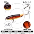 thumbnail image 2 of Topwater Propeller Tractor Fishing Lure, 15g 4inch Floating Pencil Popper Hard Bait, Surface Water Casting Lure for Bass Trout and Freshwater Predators, 2 of 2