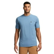 Men's Caterpillar Cat Logo Pocket Tee Color: Coronet Blue Size: XXL