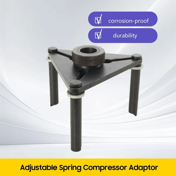 NICCOO Heavy-duty Steel T-0171-J Transmission Clutch Drum Spring Compressor Adapter Tool for Foot-Press Black