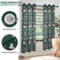 thumbnail image 3 of Yayeee Window Curtains Light Filtering 63"x52" Grommet Panel Pair Home Living Room Decor, Red Christmas Trees, 3 of 7