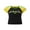 Yellow, variant on Michellecmm Women Vintage T-Shirt Grunge Letter Print Short Sleeve Crop Tops