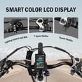 thumbnail image 2 of Actbest 26" Electric Bike for Woman, Peak 1200W, 500Wh Removable Battery, 3 Riding Modes, 48V 10.4Ah, Front Suspension, 7-Speed, Cruise Ebike for Adults, Electric Bicycles, 2 of 5